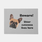 French Bulldog Door Mat Fußmatte (Vorderseite)