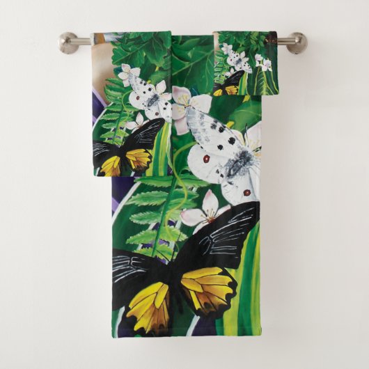 French Bulldog Dryad Fantasy Badhandtuch Set (Insitu)