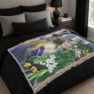 French Bulldog Dryad Fantasy Decke