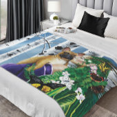 French Bulldog Dryad Fantasy Fleecedecke