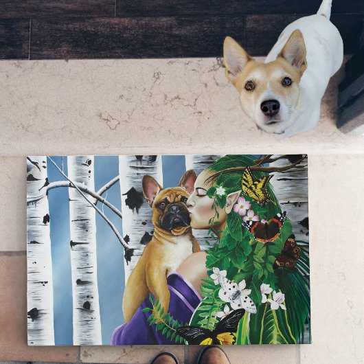 French Bulldog Dryad Fantasy Fußmatte