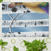 French Bulldog Dryad Fantasy Geschirrtuch (Gefaltet)