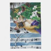 French Bulldog Dryad Fantasy Geschirrtuch (Vertikal)