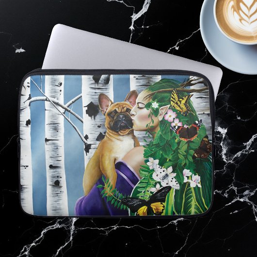 French Bulldog Dryad Fantasy Laptopschutzhülle