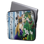 French Bulldog Dryad Fantasy Laptopschutzhülle (Vorderseite Links)