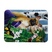 French Bulldog Dryad Fantasy Magnet (Horizontal)