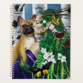 French Bulldog Dryad Fantasy Planer (Vorderseite)