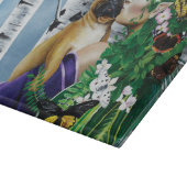 French Bulldog Dryad Fantasy Schneidebrett (Ecke)