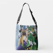 French Bulldog Dryad Fantasy Tragetaschen Mit Langen Trägern (Rückseite)