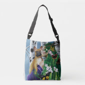 French Bulldog Dryad Fantasy Tragetaschen Mit Langen Trägern (Vorderseite)