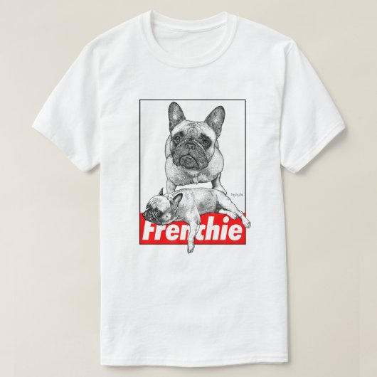 French Bulldog Duet T-Shirt (Design vorne)