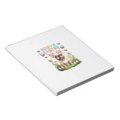 French Bulldog Easter Shirt Funny Frenchie Bunny T Notizblock (angewinkelt)