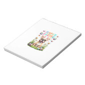 French Bulldog Easter Shirt Funny Frenchie Bunny T Notizblock (Rotiert)