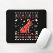 French Bulldog Eigentümer von Christmas Dog Patter Mousepad (Mit Mouse)