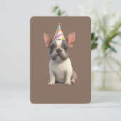 French Bulldog Einladung (Stehend Vorderseite)