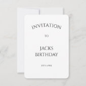 French Bulldog Einladung (Rückseite)