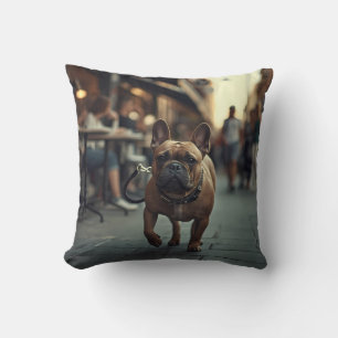 French Bulldog Elegant Throw Kissen