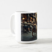 French Bulldog Elegante Coffee Tasse (Vorderseite Links)