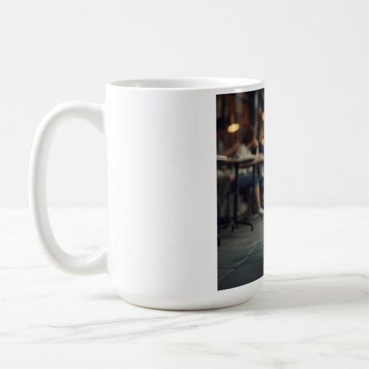 French Bulldog Elegante Coffee Tasse (Links)
