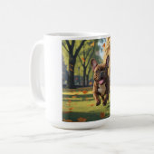 French Bulldog Elegante Coffee Tasse (Vorderseite Links)