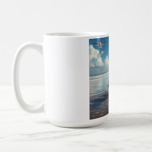 French Bulldog Elegante Coffee Tasse (Links)