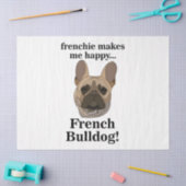 French Bulldog Face Dog Lover Seidenpapier (Basteln)