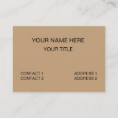 French Bulldog Face Frenchie Dog Groomer Visitenkarte (Rückseite)