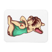 French Bulldog Face Kühlschrank Magnet (Horizontal)