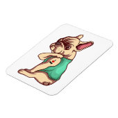 French Bulldog Face Kühlschrank Magnet (Linke Seite)