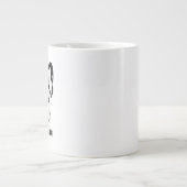 French Bulldog face on Jumbo-Tasse (Vorderseite)