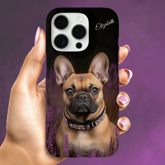 French Bulldog Fawn Frenchie Personalisiert Case-Mate iPhone Hülle