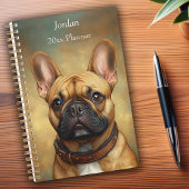 French Bulldog Fawn Frenchie Portrait Personalisie Planer