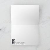 French Bulldog Feiertagskarte (Innenseite)