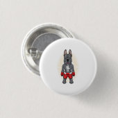 French Bulldog Fighter - Mama Gift Button (Vorne & Hinten)