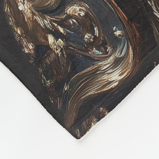 French Bulldog Fleece Blanket (Ecke)