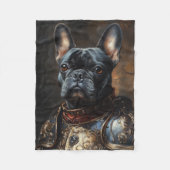 French Bulldog Fleece Blanket (Vorderseite)