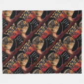 FRENCH BULLDOG FLEECEDECKE (Vorderseite (Horizontal))