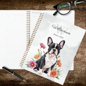 French Bulldog Floral Planer