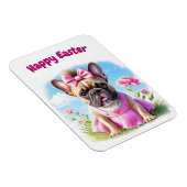 French Bulldog Flowers Easter French Bulldog Magnet (Rechte Seite)