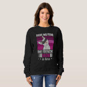 French bulldog for a Frenchie mom Sweatshirt (Vorne ganz)