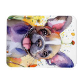 French Bulldog Foto Magnet (Horizontal)