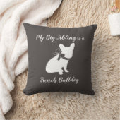 French Bulldog Frenchie Baby SHower Kissen (Decke)