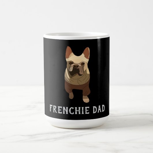 French Bulldog, Frenchie Dad Kaffeetasse (Mittel)