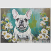 French Bulldog Frenchie Decoupage Tissue Paper Seidenpapier (Vorderseite)