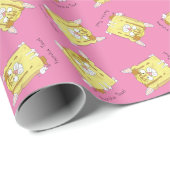 French Bulldog Frenchie Dog Funny Geschenkpapier (Rolleneckpunkt)