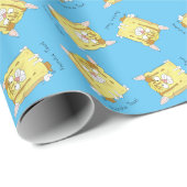 French Bulldog Frenchie Dog Funny Geschenkpapier (Rolleneckpunkt)
