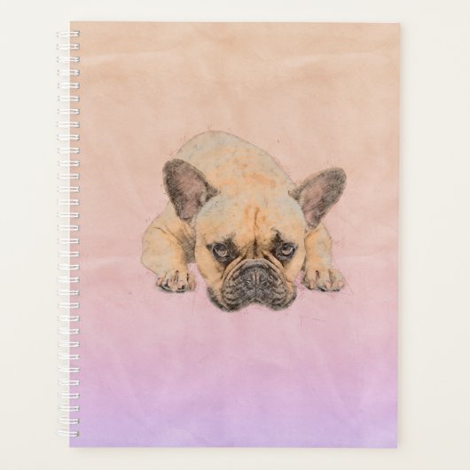 French Bulldog - Frenchie Dog Planer (Vorderseite)