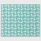 French Bulldog Frenchie Dog Puppy Frenchy Geschenkpapier (Flach)