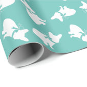 French Bulldog Frenchie Dog Puppy Frenchy Geschenkpapier (Rolleneckpunkt)