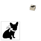 French Bulldog Frenchie Dog Puppy Frenchy Gummistempel (Stempel)